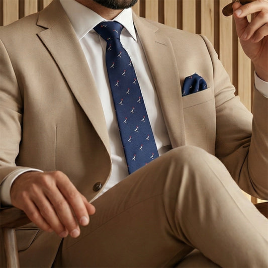 Woodpecker Pocket Square