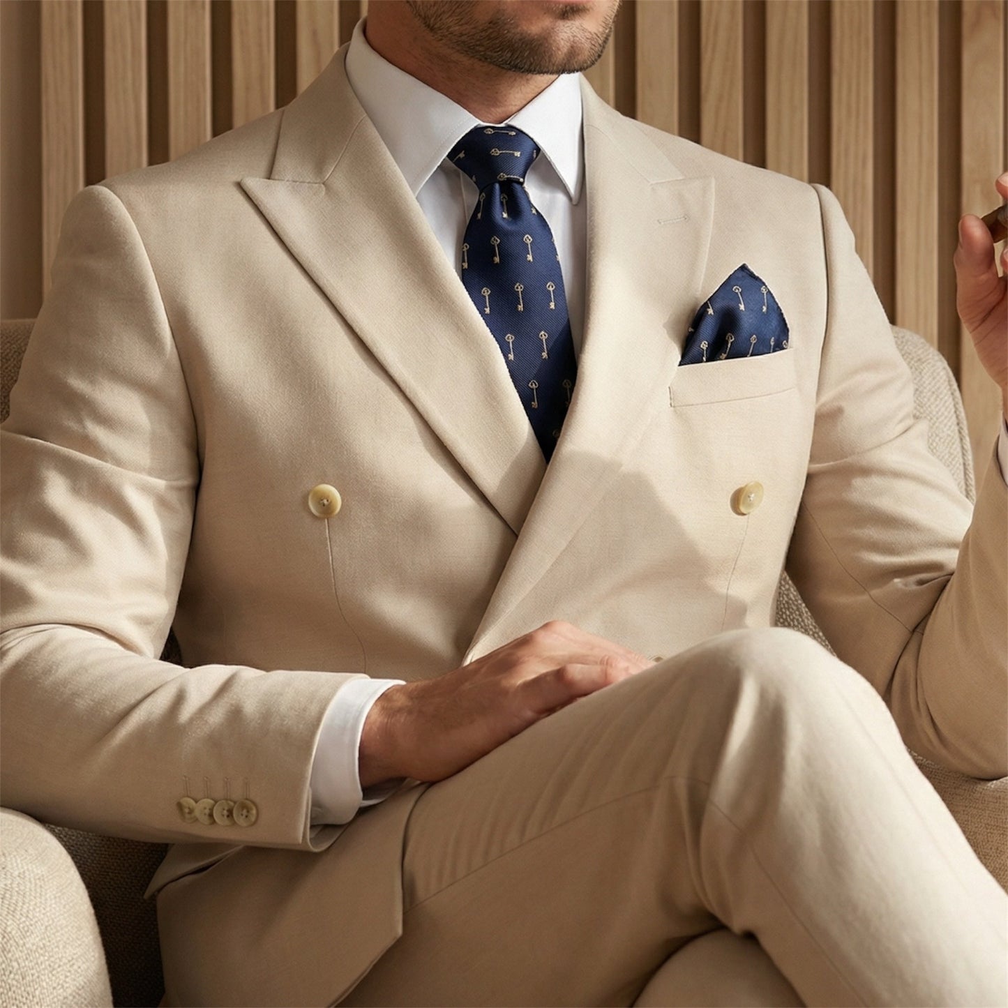 Key Pocket Square