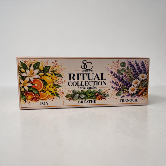 Luxury Mini Candle Gift Set – The Ritual Collection | 3 x 9cl Soy Therapy Candles
