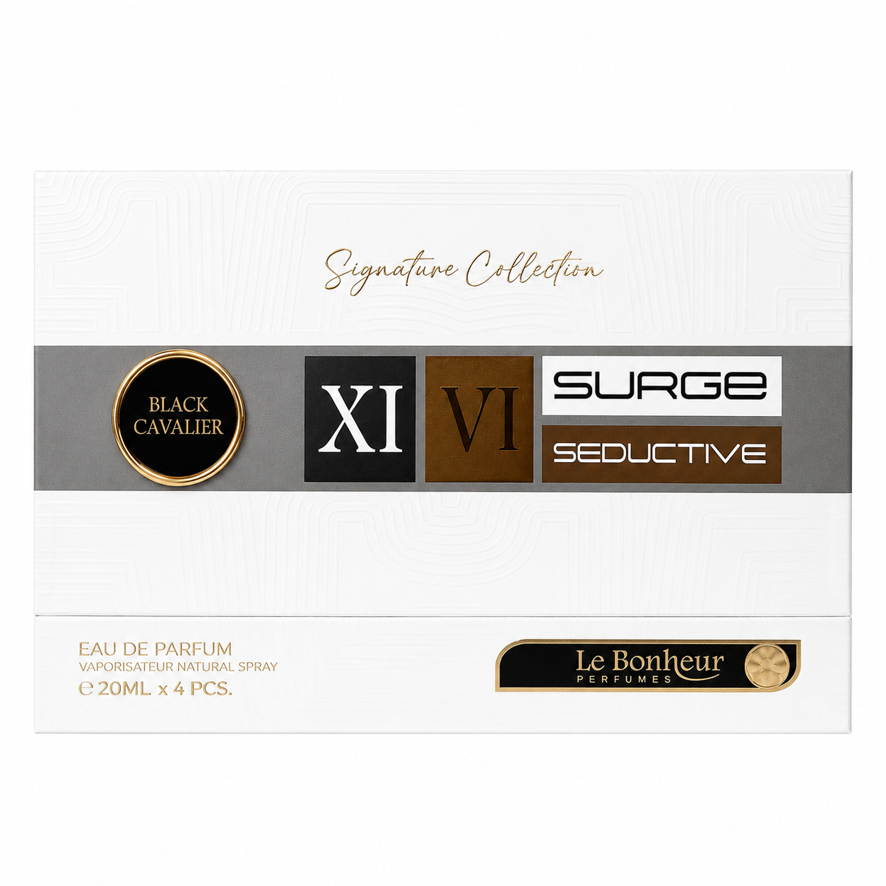 Signature collection (Black cavalier) | Gift Set | Eau De Parfum | 20mlx4