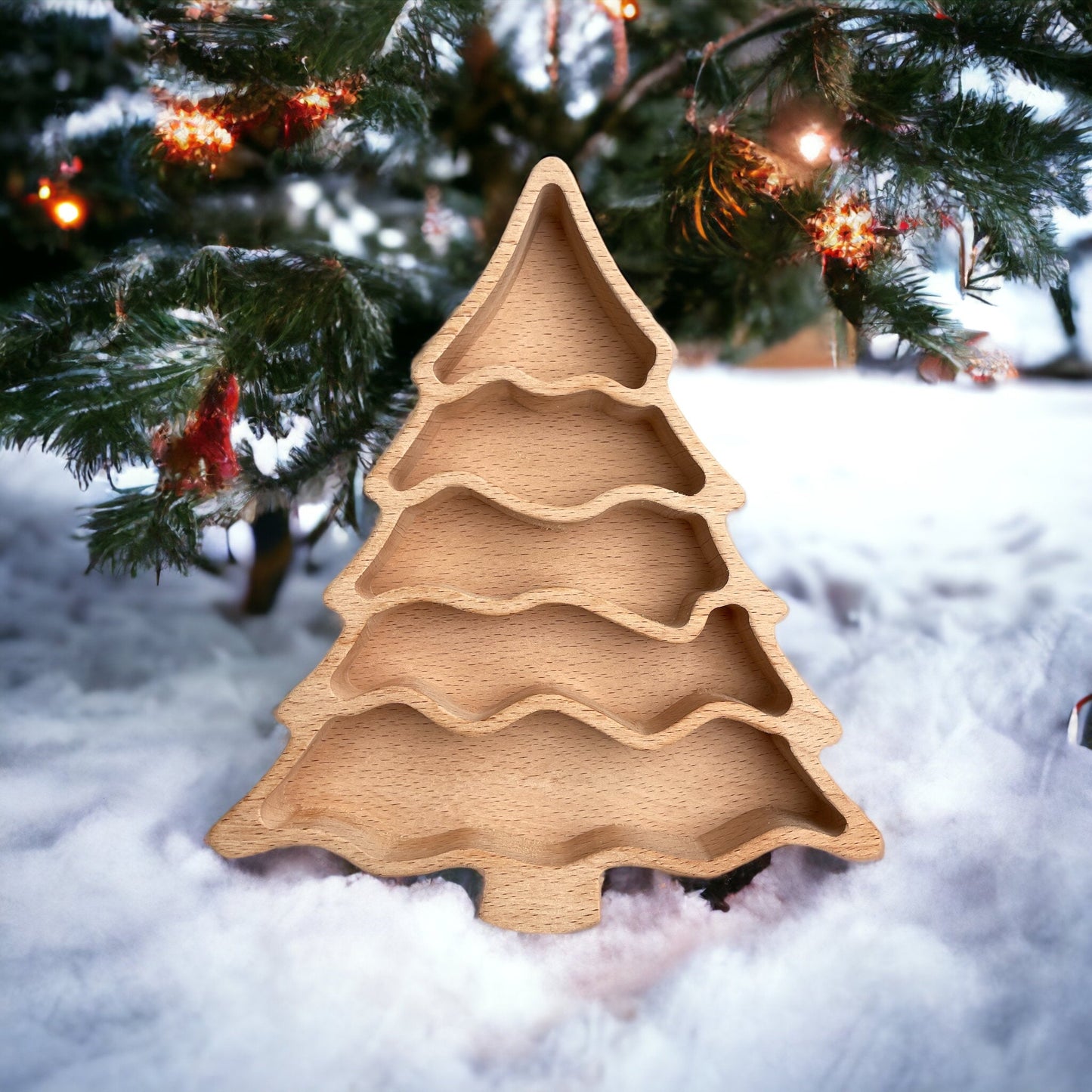Christmas Tree Sensory Tray