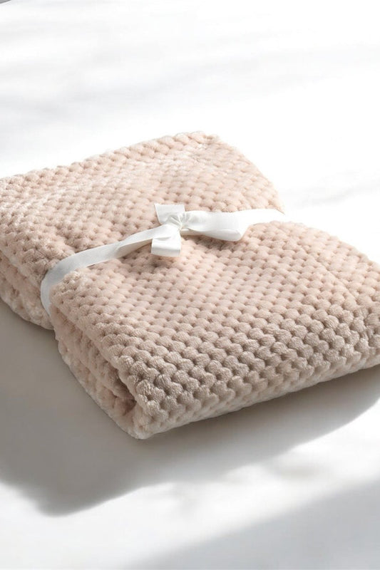 Customized Cocole Beige Baby Blanket - Plush Microfiber