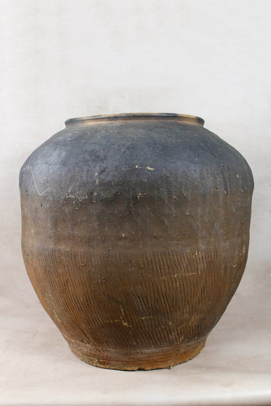 Vintage Dark Brown Pot XL  - Nº 1