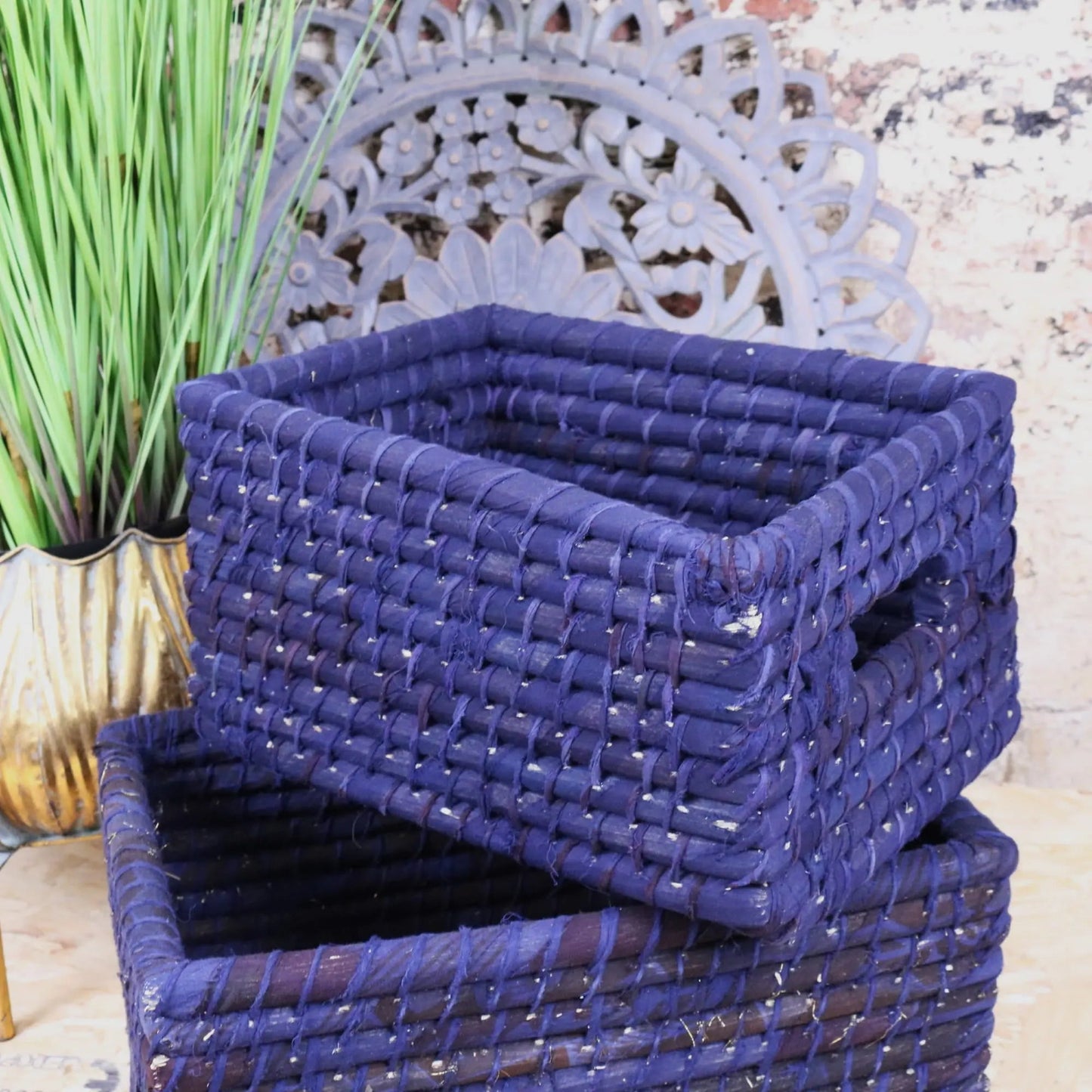 Ananda Sari Material Recycled Basket Storage Set