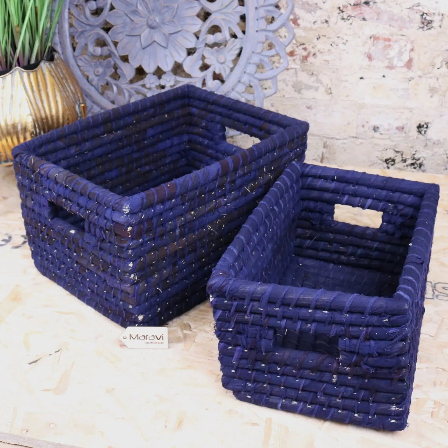 Ananda Sari Material Recycled Basket Storage Set
