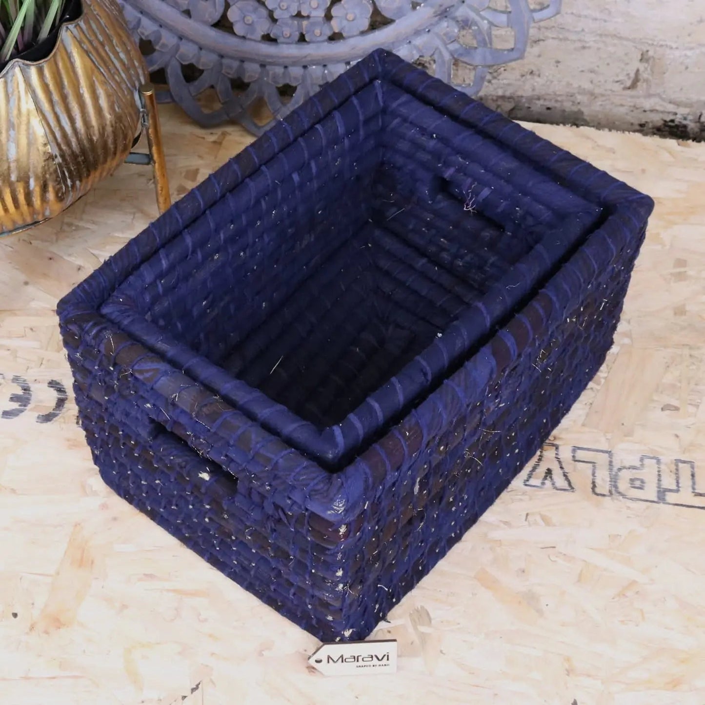 Ananda Sari Material Recycled Basket Storage Set