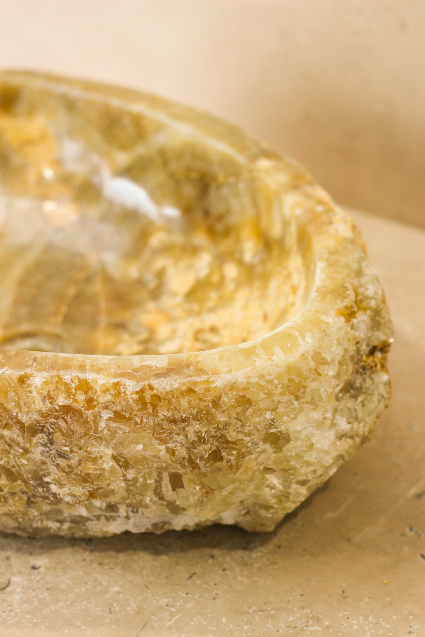 Raw Edge Onyx Wash Basin - No 2