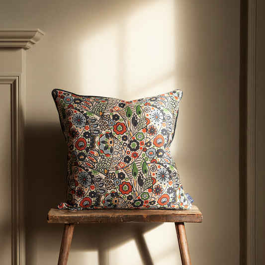 Kyoto Woodblock Cushion