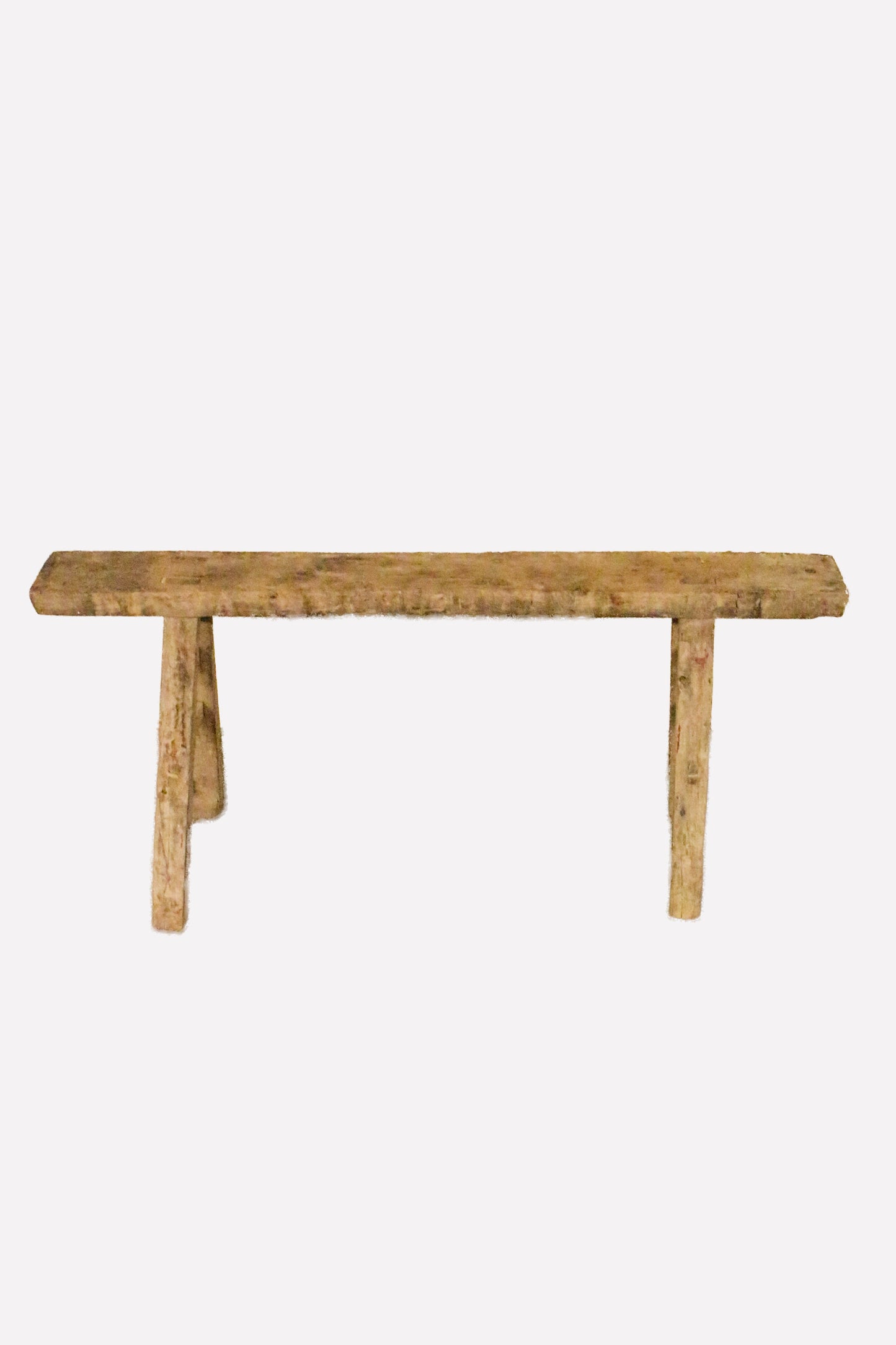 Antique Rustic Elm Bench 14.2