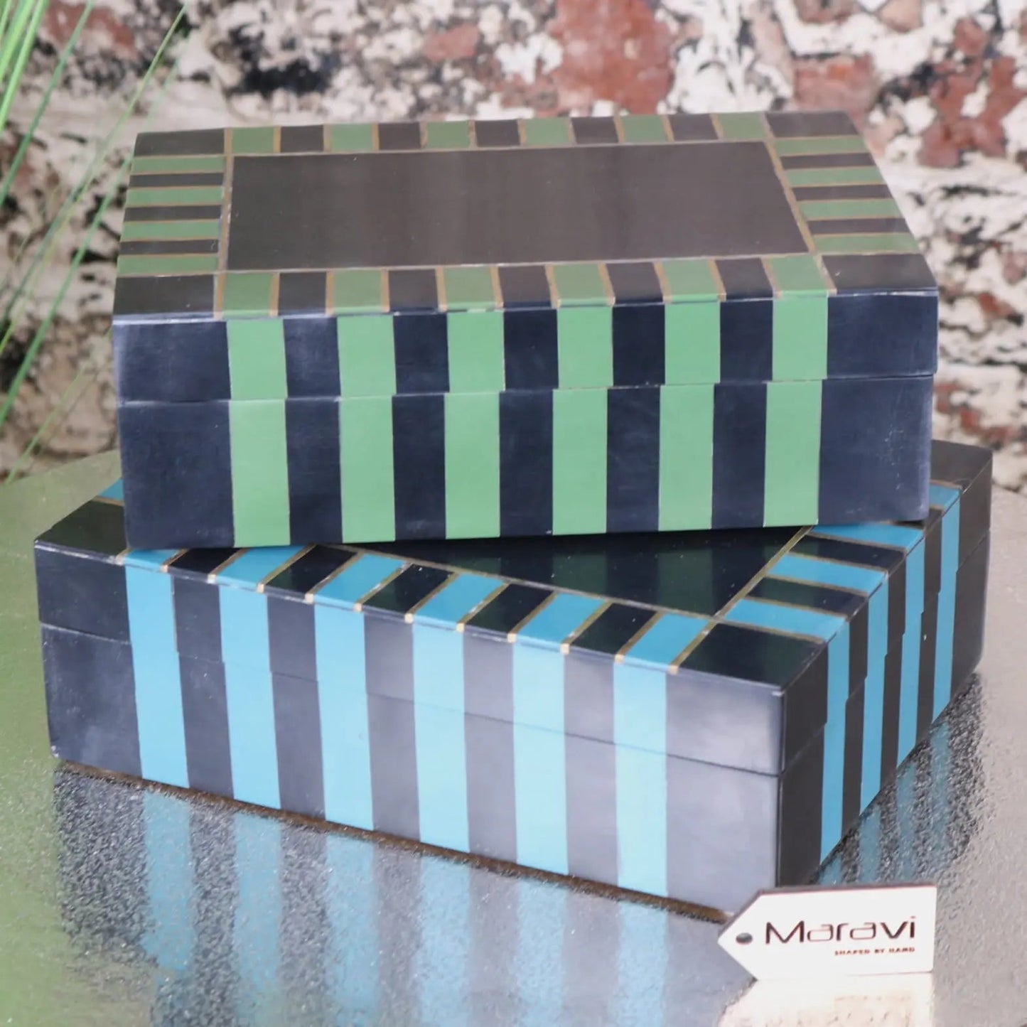 Panna Luxe Resin Jewellery Box - 2 Colours