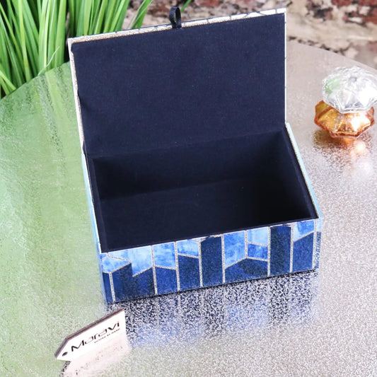 Konark Geometric glass Jewellery Box
