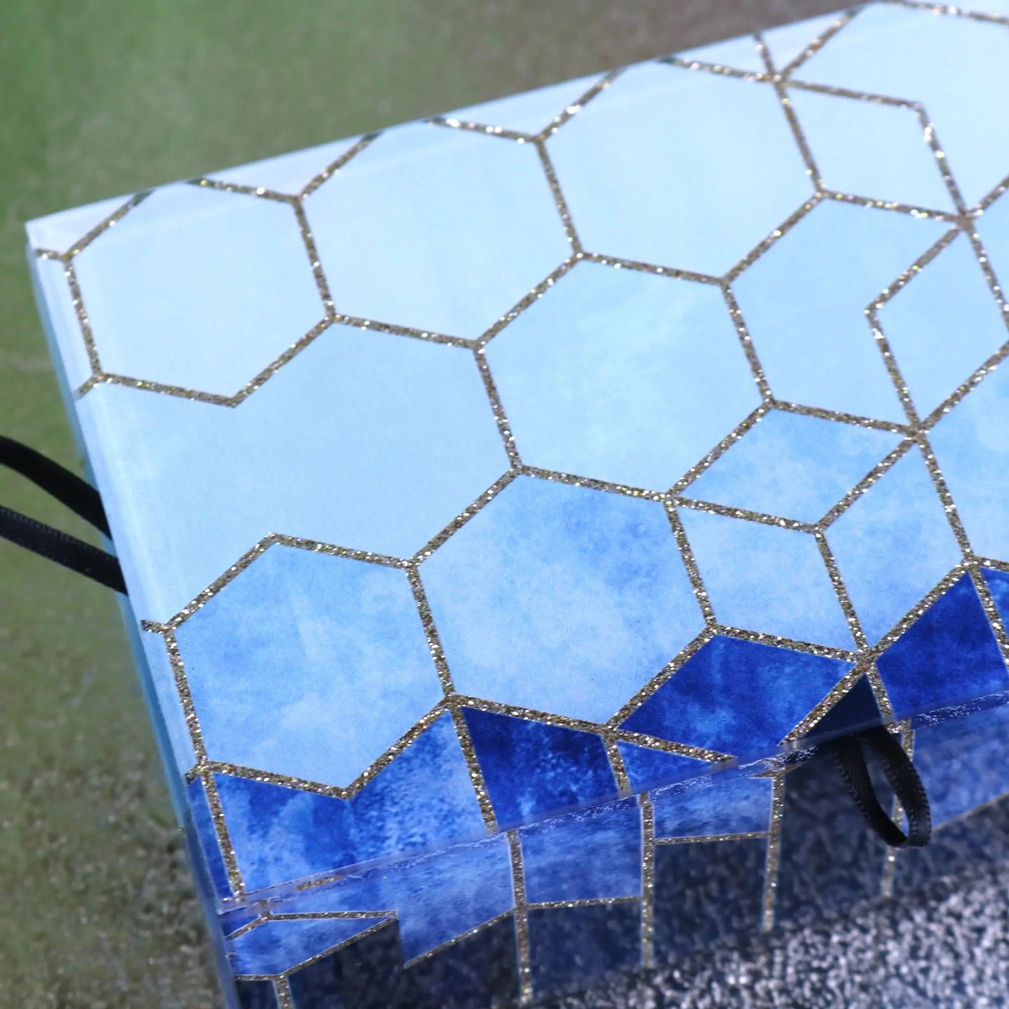 Konark Geometric glass Jewellery Box