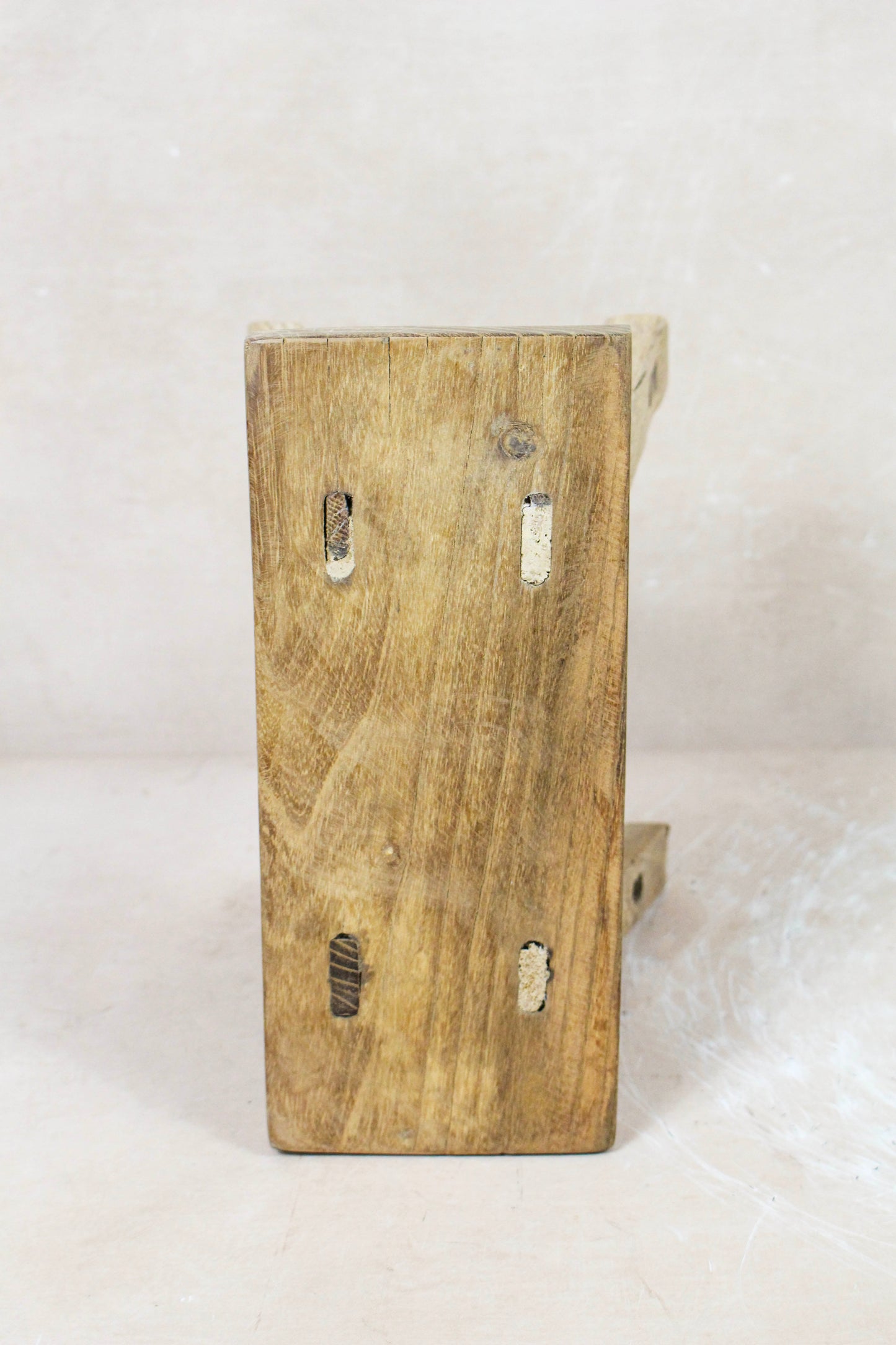 Vintage Rustic Stool Small - Elm wood - 69