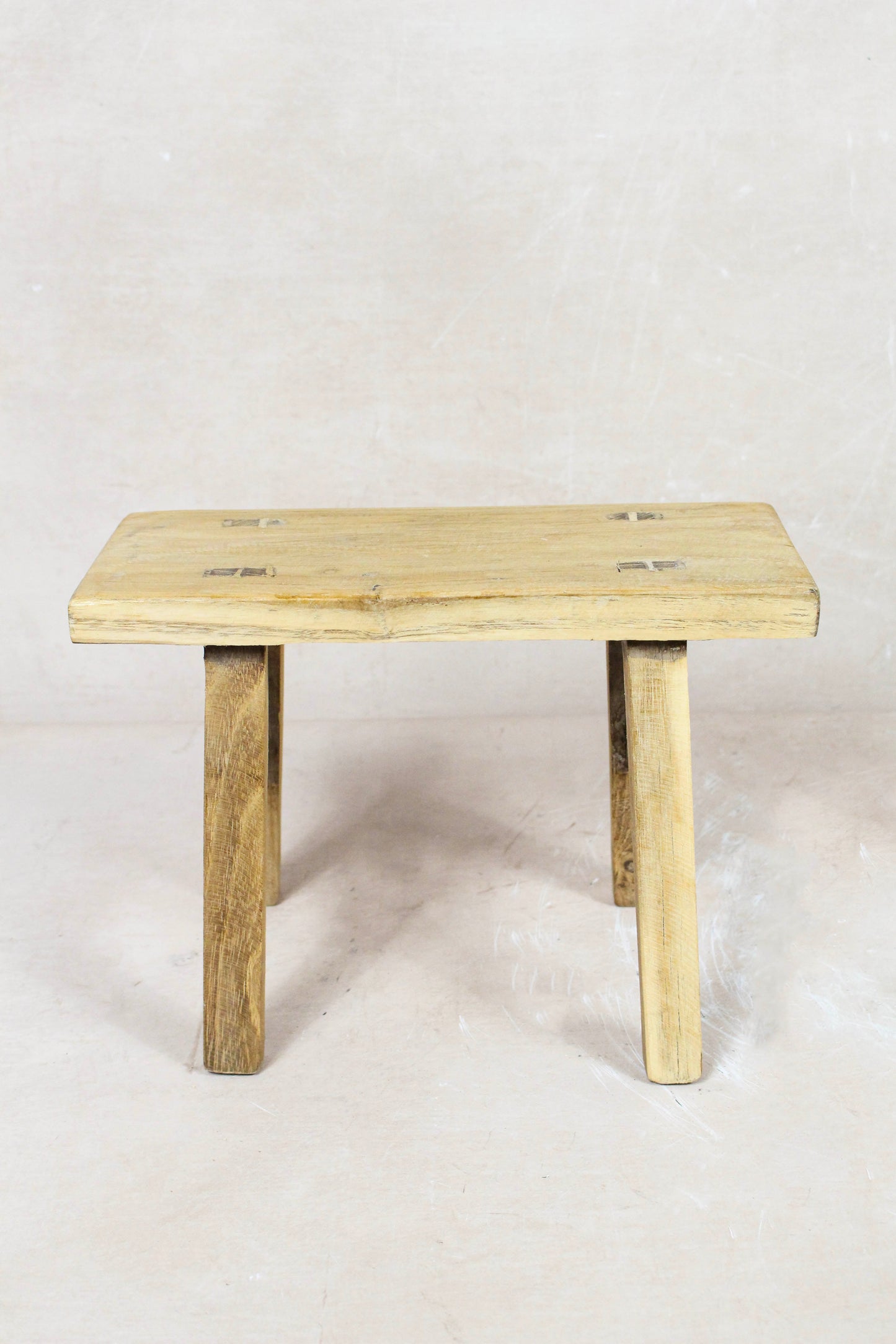 Vintage Rustic Stool Small - Elm wood - 72
