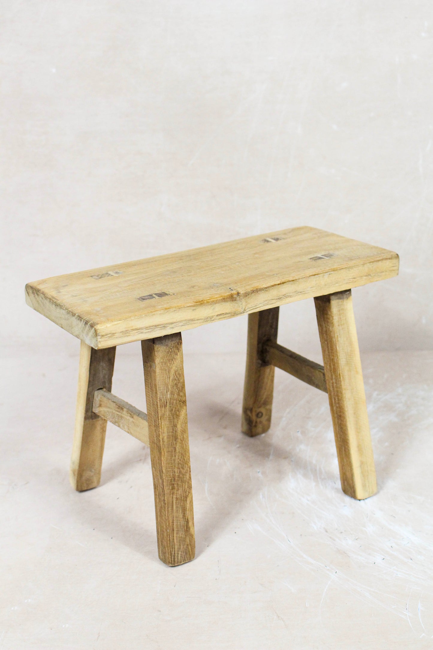 Vintage Rustic Stool Small - Elm wood - 72