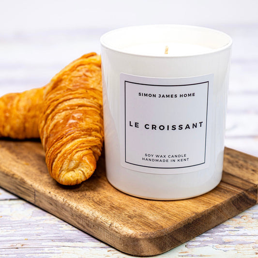 Le Croissant Handmade Soy Wax Candle - The Ultimate Croissant Candle