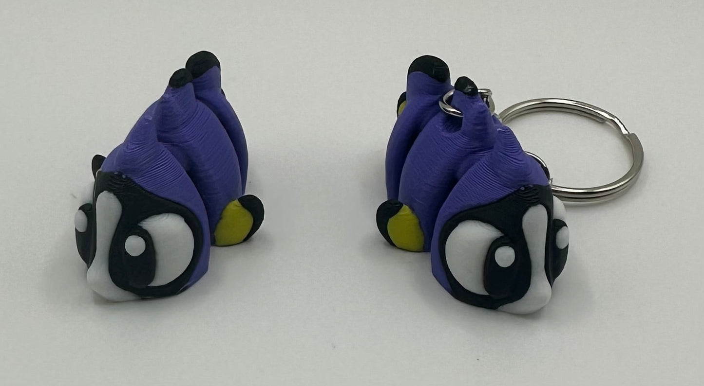 3D Printed Flexi Angel Fish | Dory Inspired Fidget Toy | Desk Buddy | Keychain | Nemo Fish Gift | Articulated Blue Tang Toy