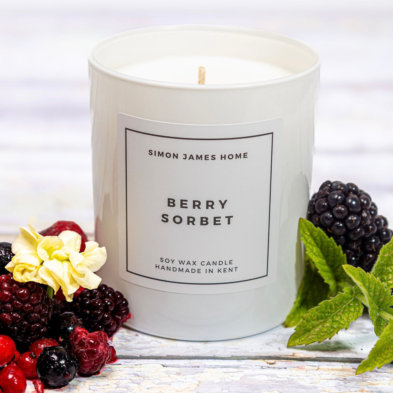 Berry Sorbet Handmade Soy Wax Candle