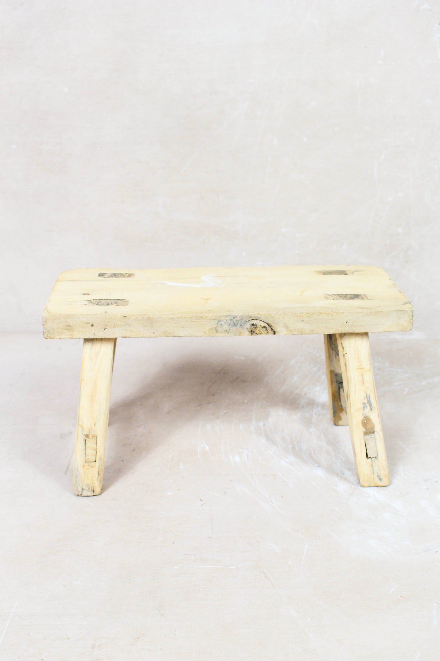 Vintage Rustic Stool Small - Elm wood - 86