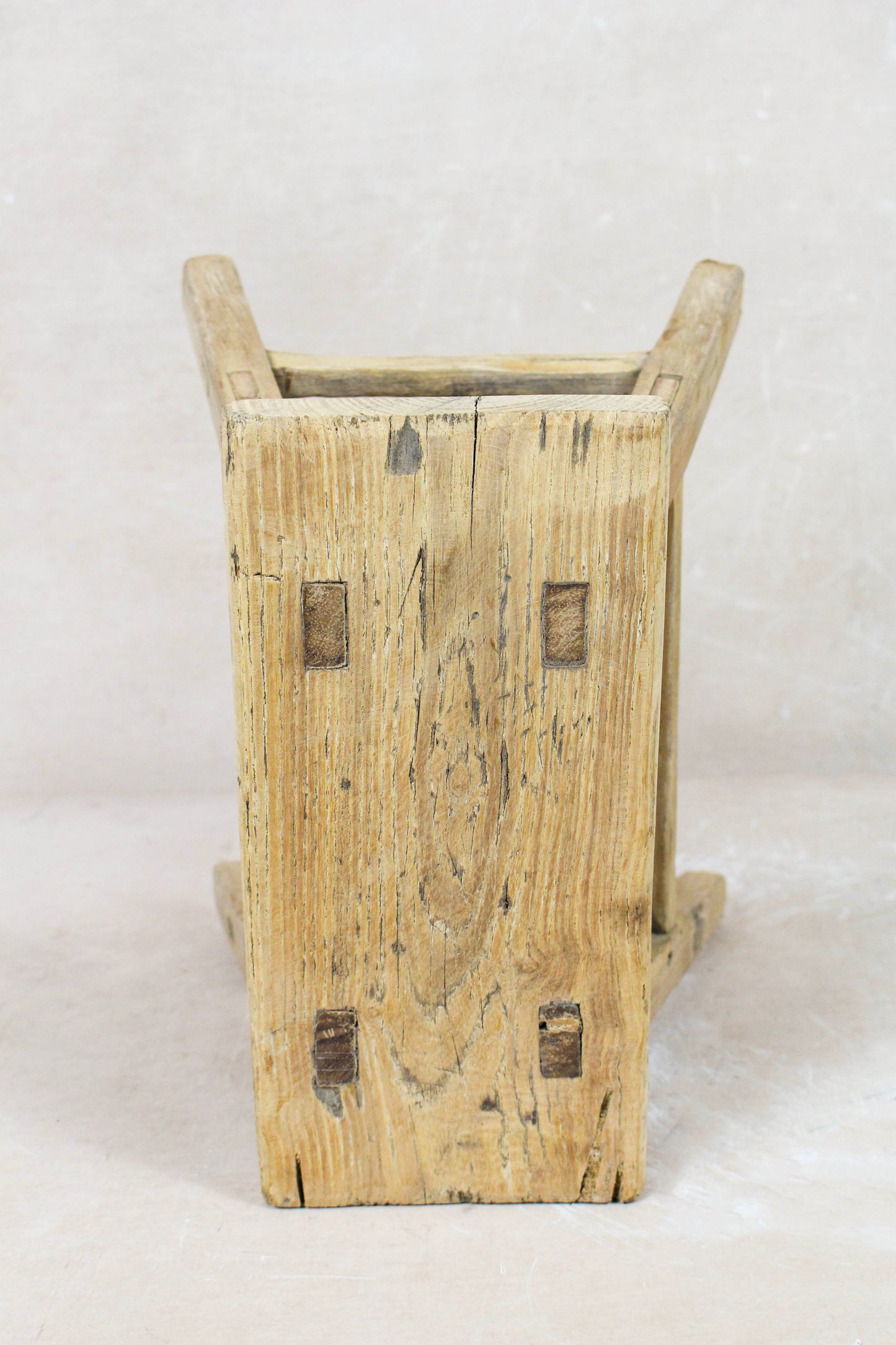 Vintage Rustic Stool Small - Elm wood - 89
