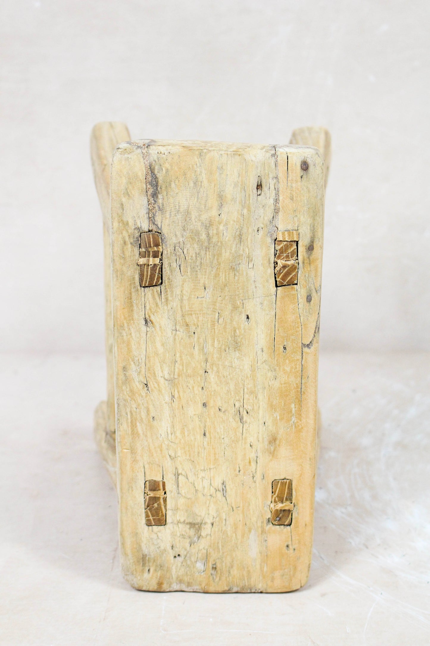 Vintage Rustic Stool Small - Elm wood -