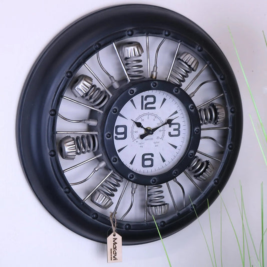 Engine Style Industrial Wall Clock 40cm
