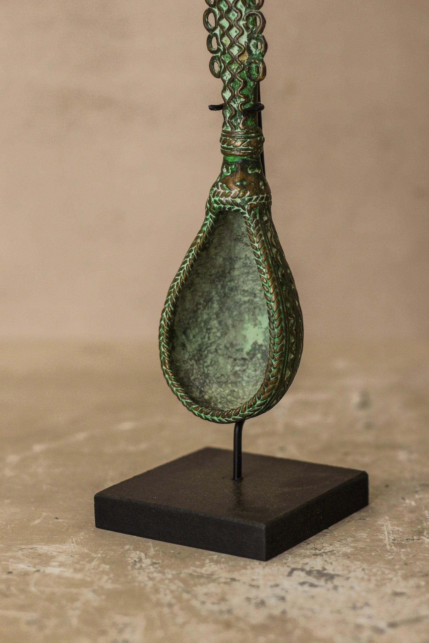 Benin Bronze Spoon - 143.1