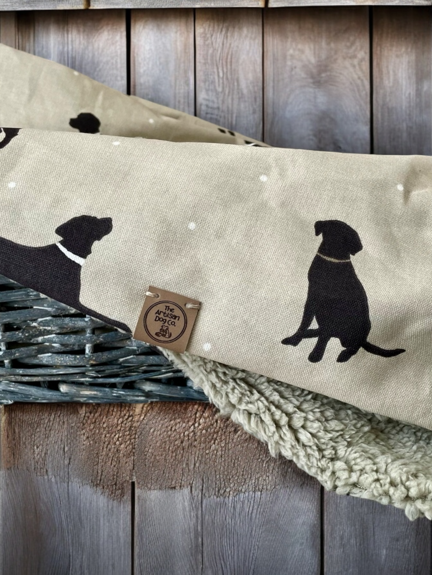 Handcrafted Luxury Dog Blanket - The Walter Collection Dog Print
