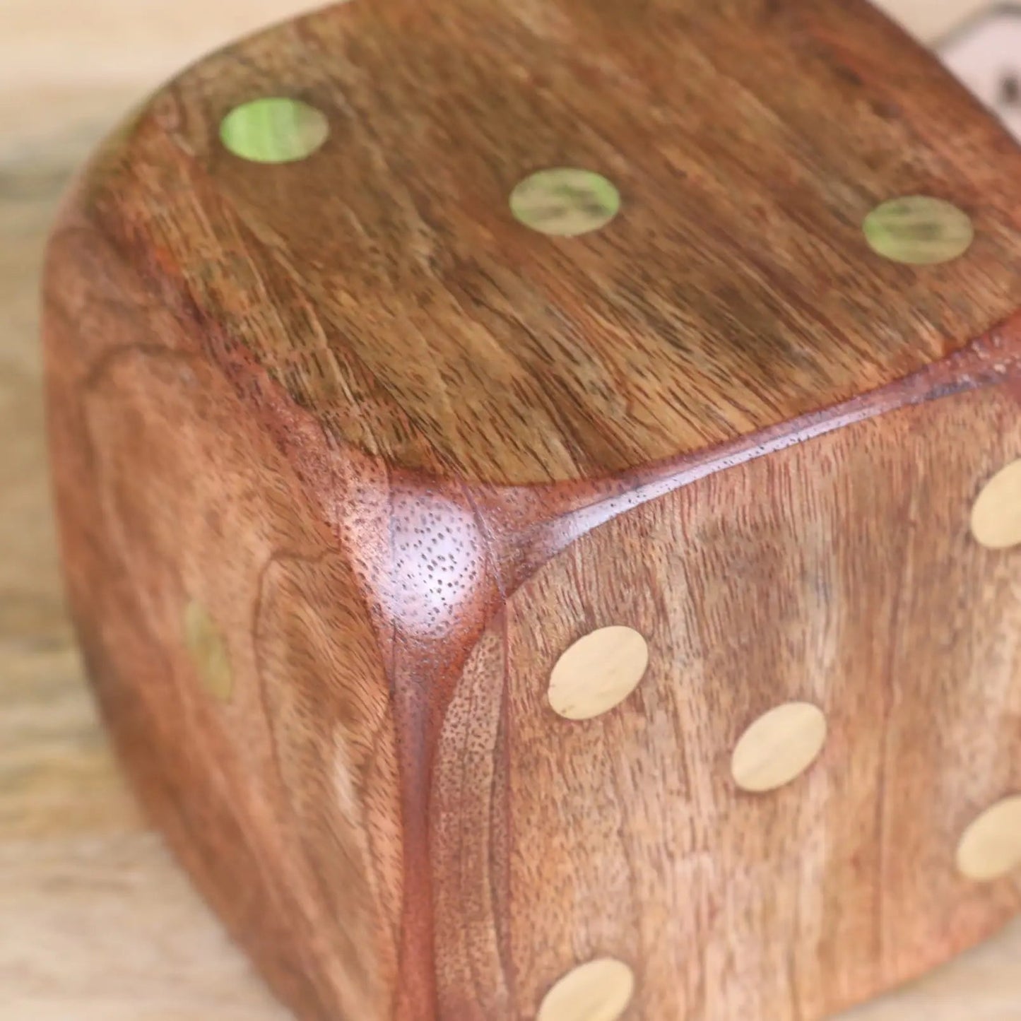 Aravali Large Wooden Dice 8cm