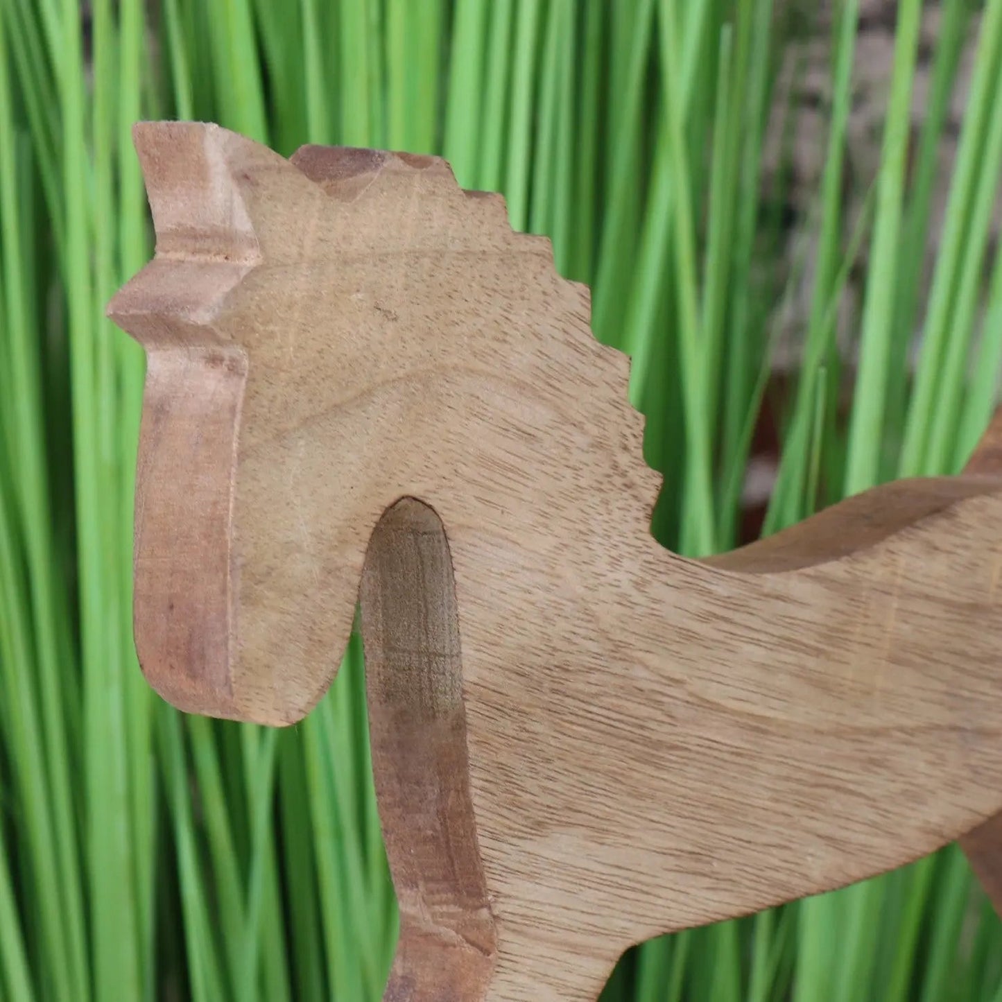 Jhal Wooden Rocking Horse Ornament 30cm