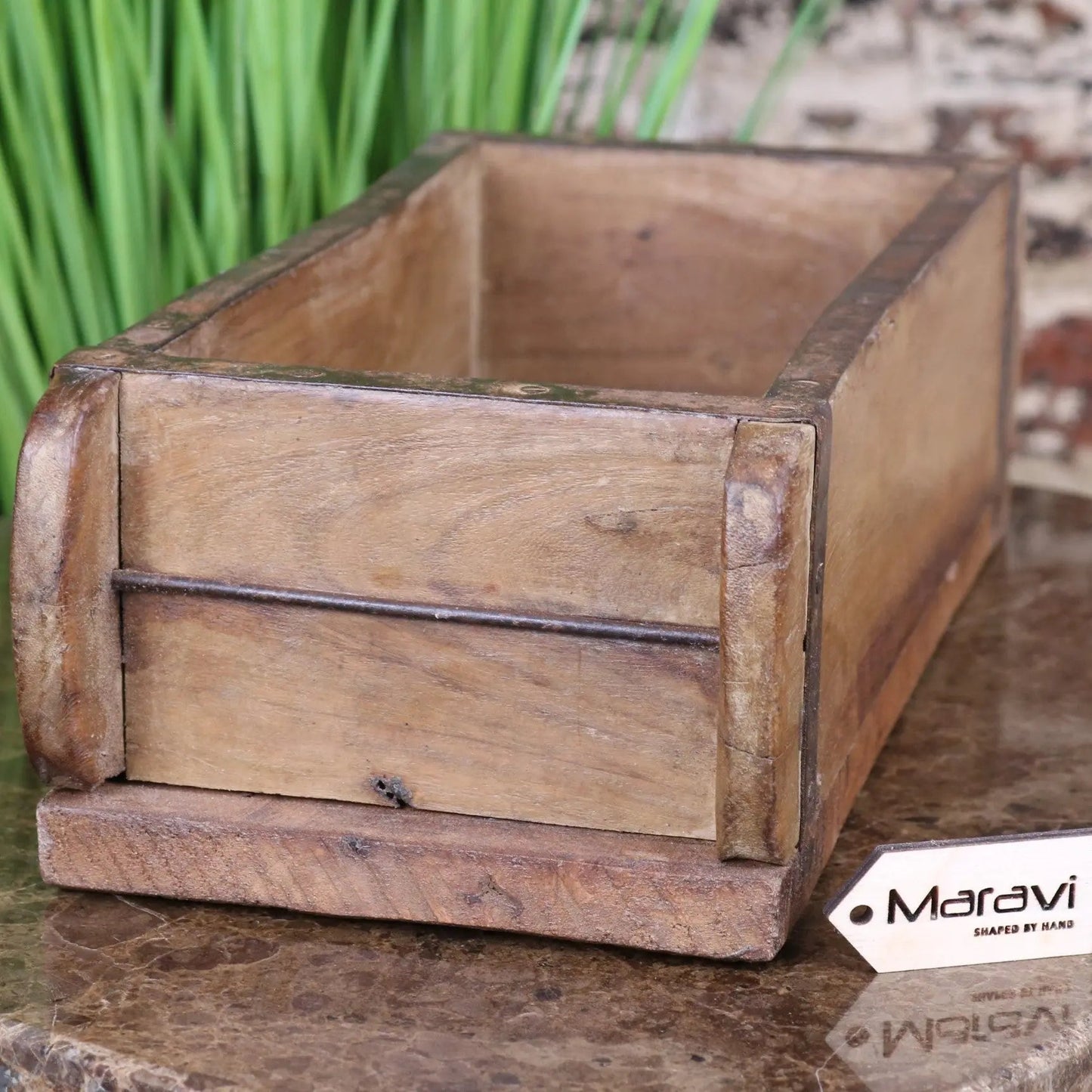 Vintage Brick Mould Wooden Rustic