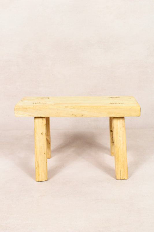 Vintage Rustic Stool - Elm wood - Small - 140