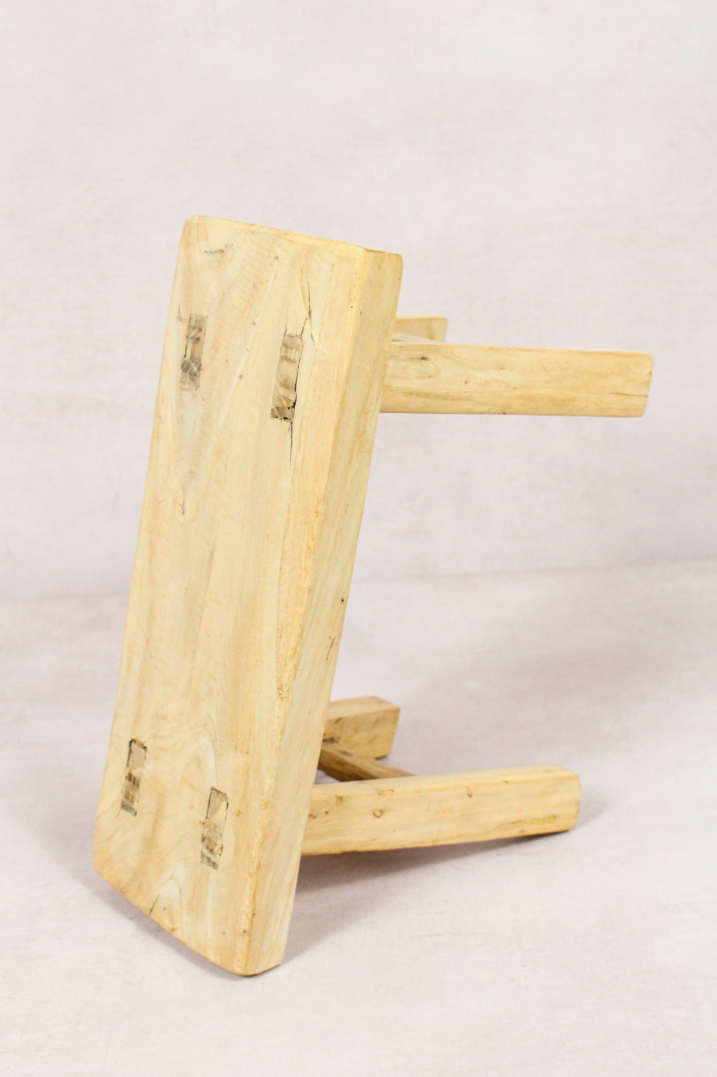Vintage Rustic Stool - Elm wood - Small - 140