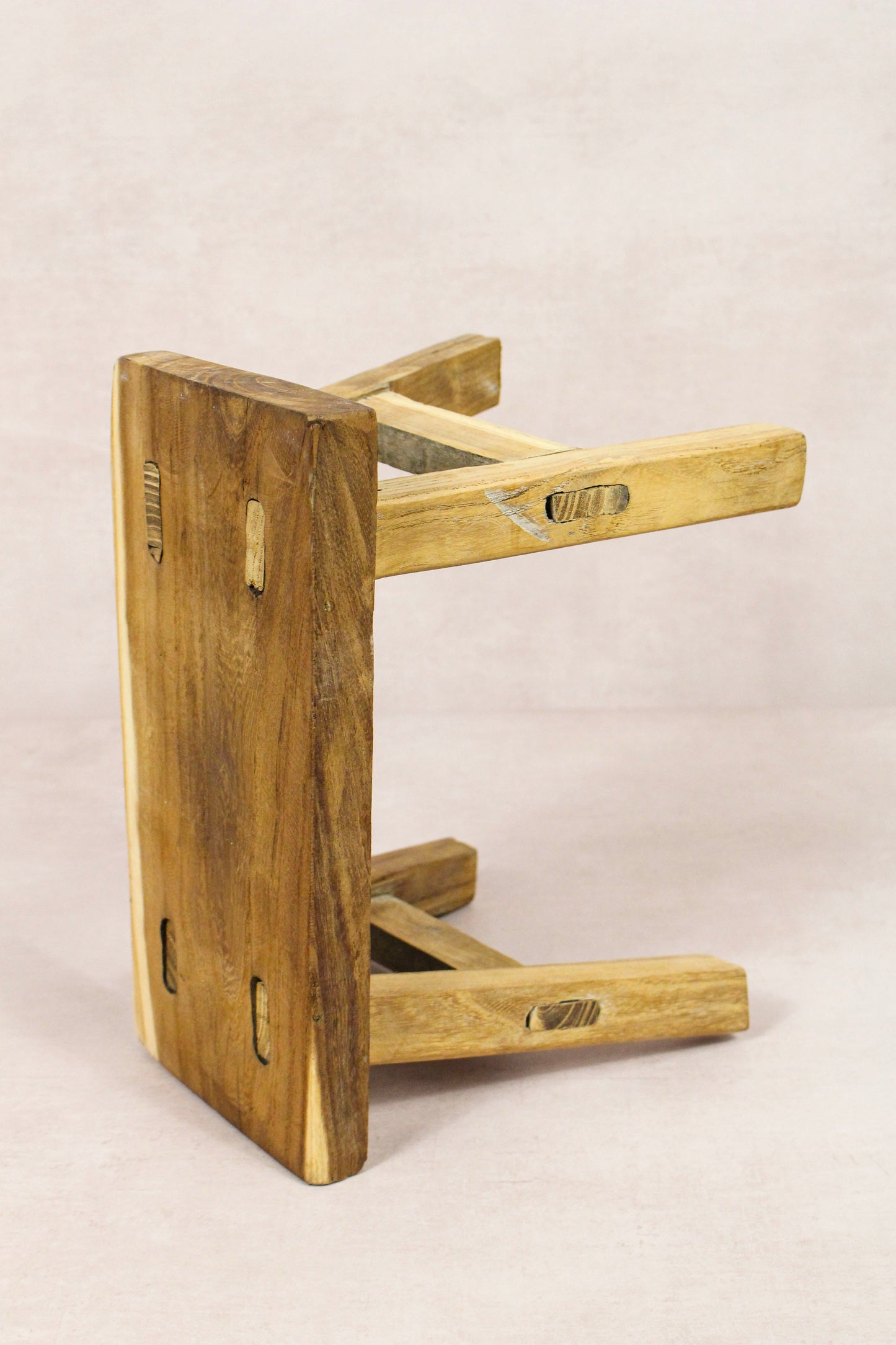 Vintage Rustic Stool - Elm wood - Small - 144