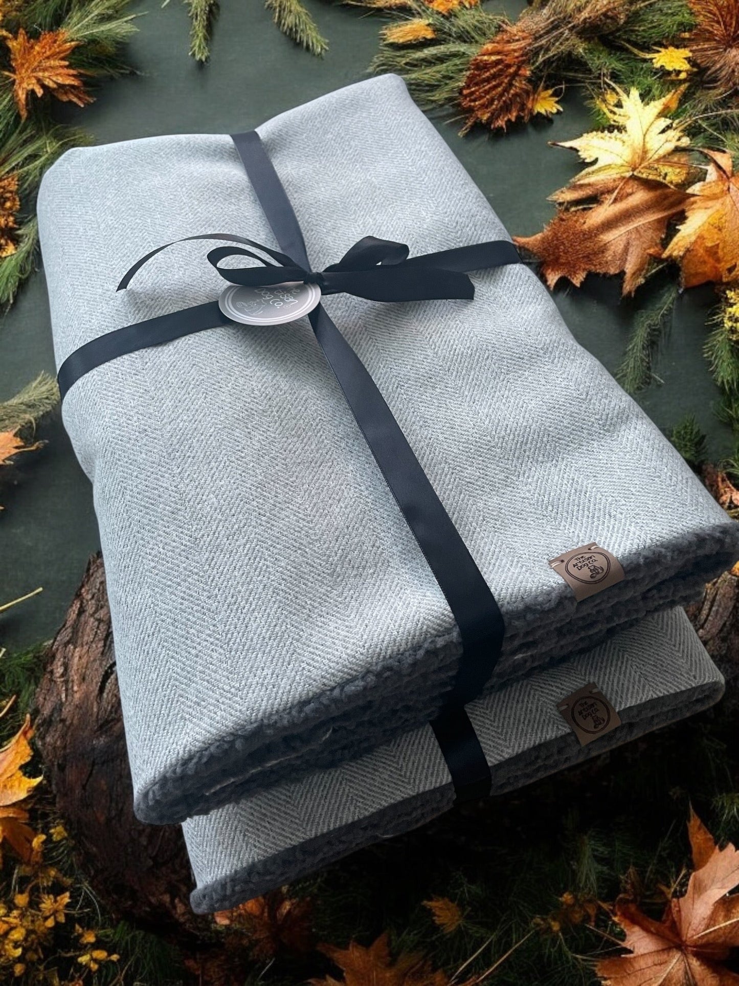 Handcrafted dog/cat/pet blanket/throw/sofa protector - Herringbone Fabrics