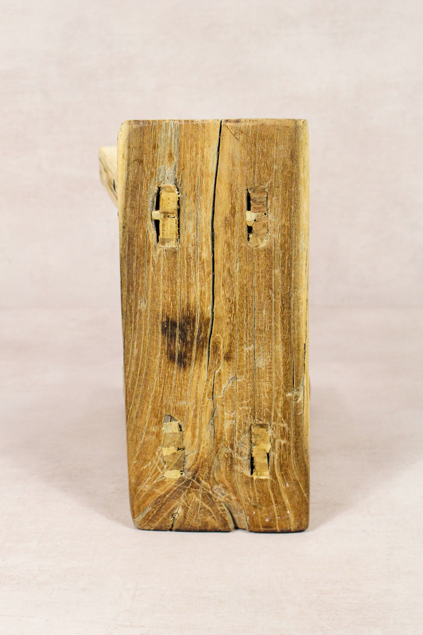 Vintage Rustic Stool - Elm wood - Small - 146