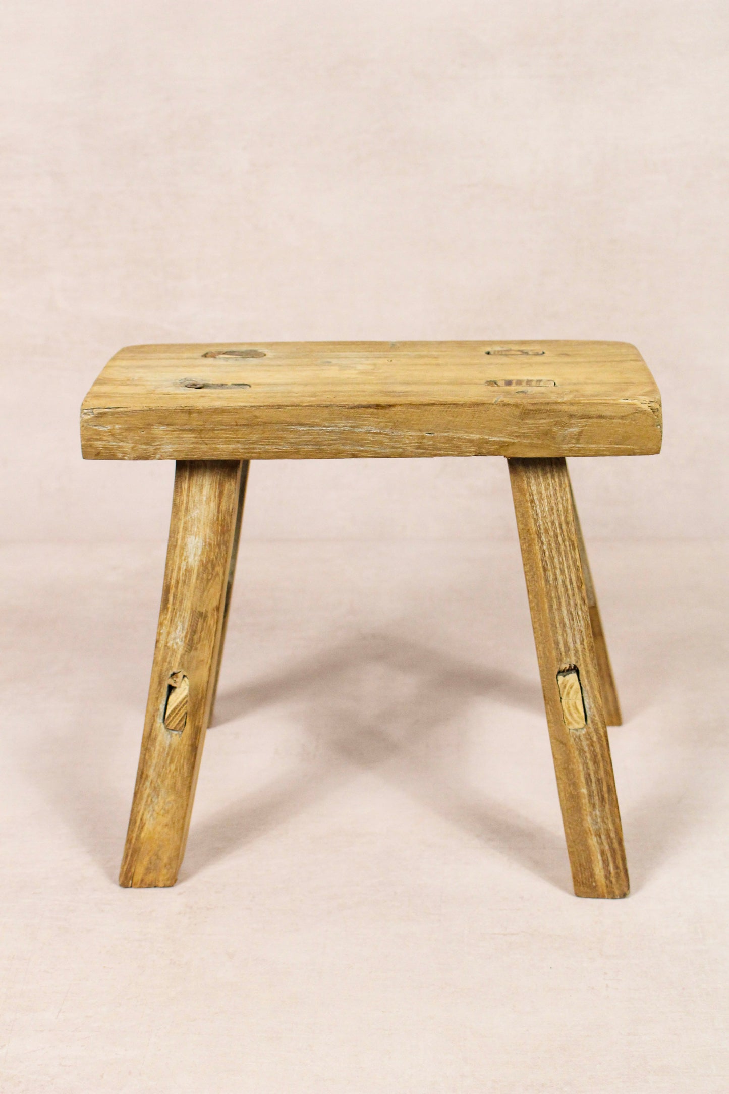 Vintage Rustic Stool - Elm wood - Small - 147