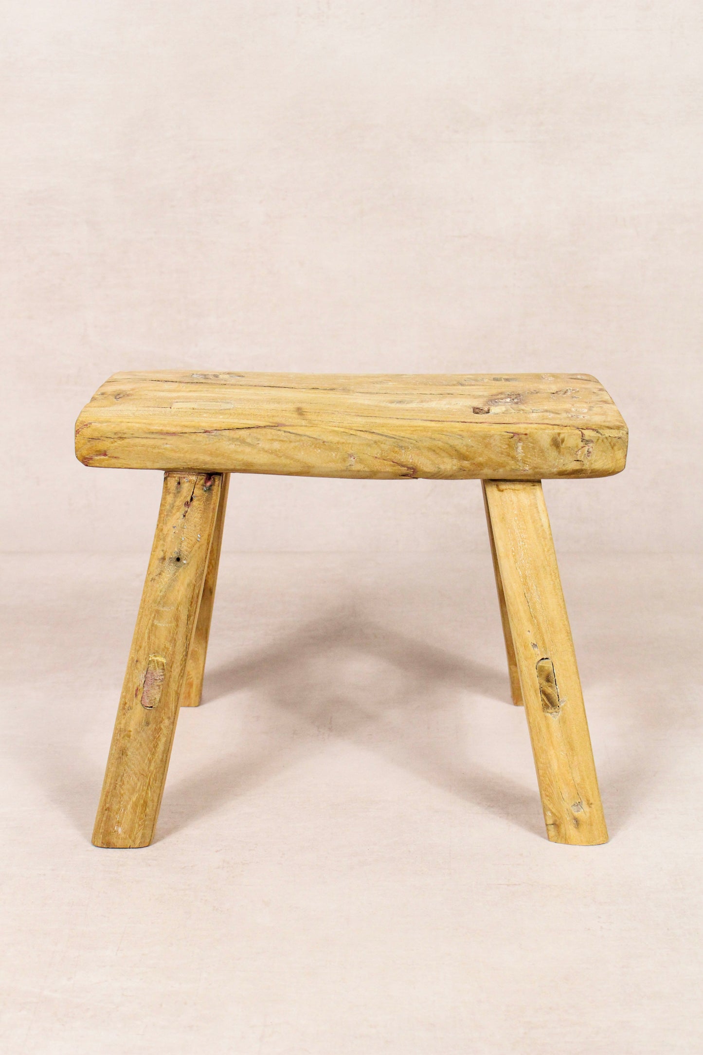 Vintage Rustic Stool - Elm wood - Small - 149