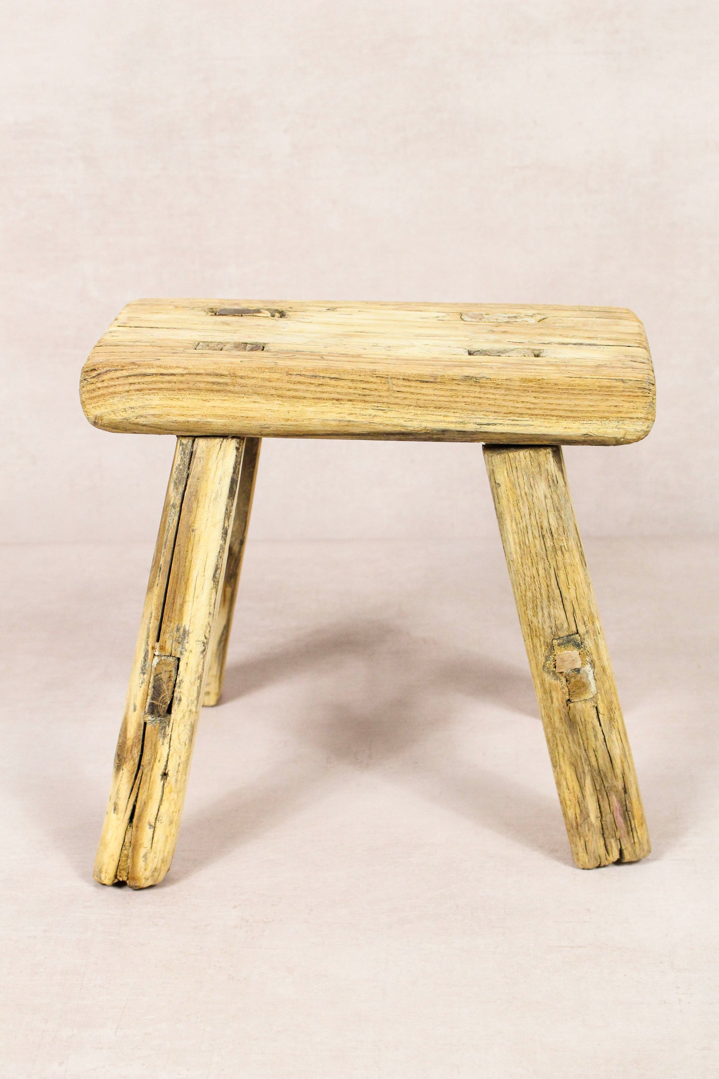 Vintage Rustic Stool - Elm wood - Small - 154
