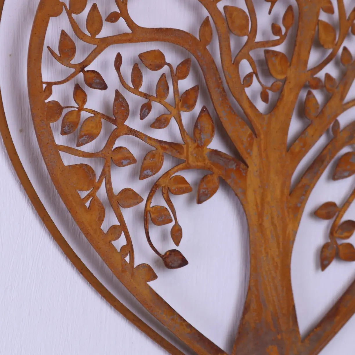 Neri Rustic Heart Wind Chime with Tree of Life