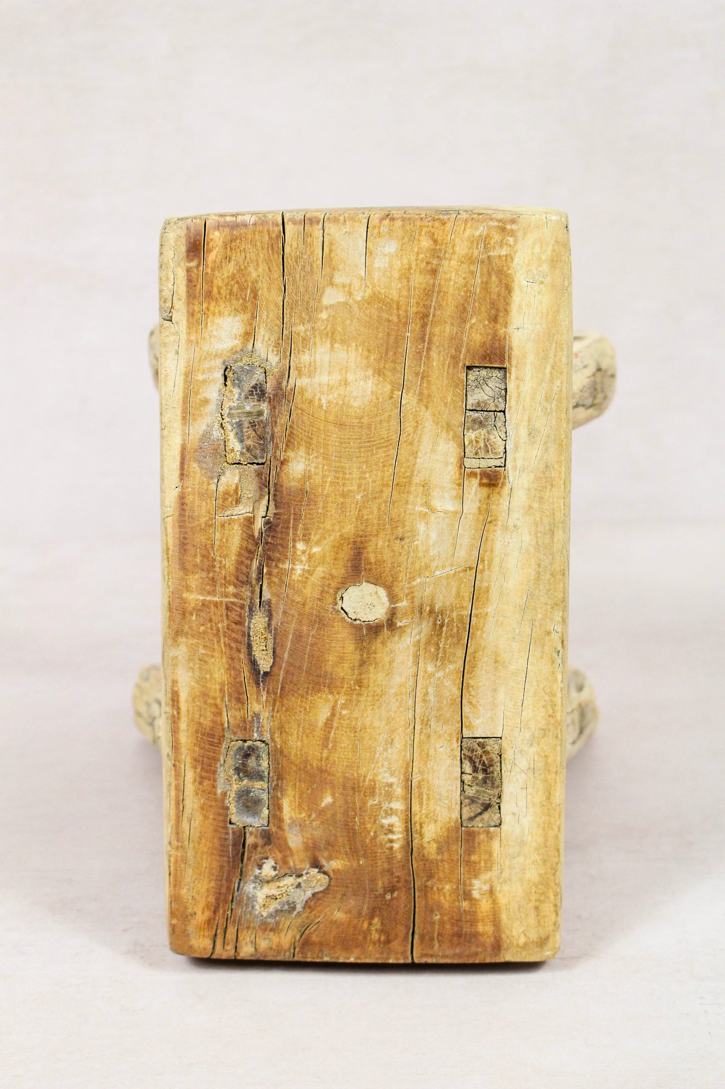 Vintage Rustic Stool - Elm wood - Small - 157