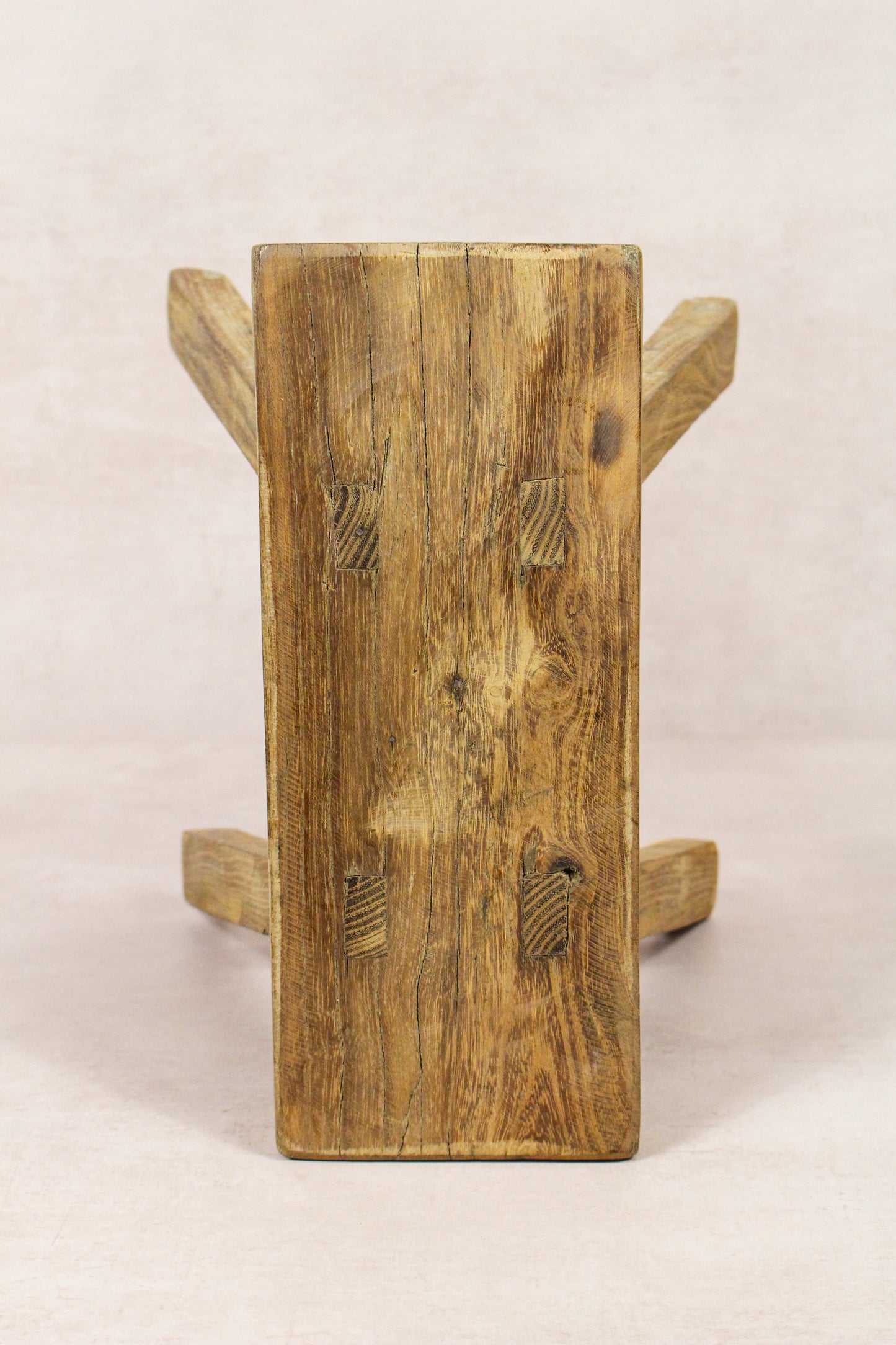 Vintage Rustic Stool - Elm wood - Small - 159