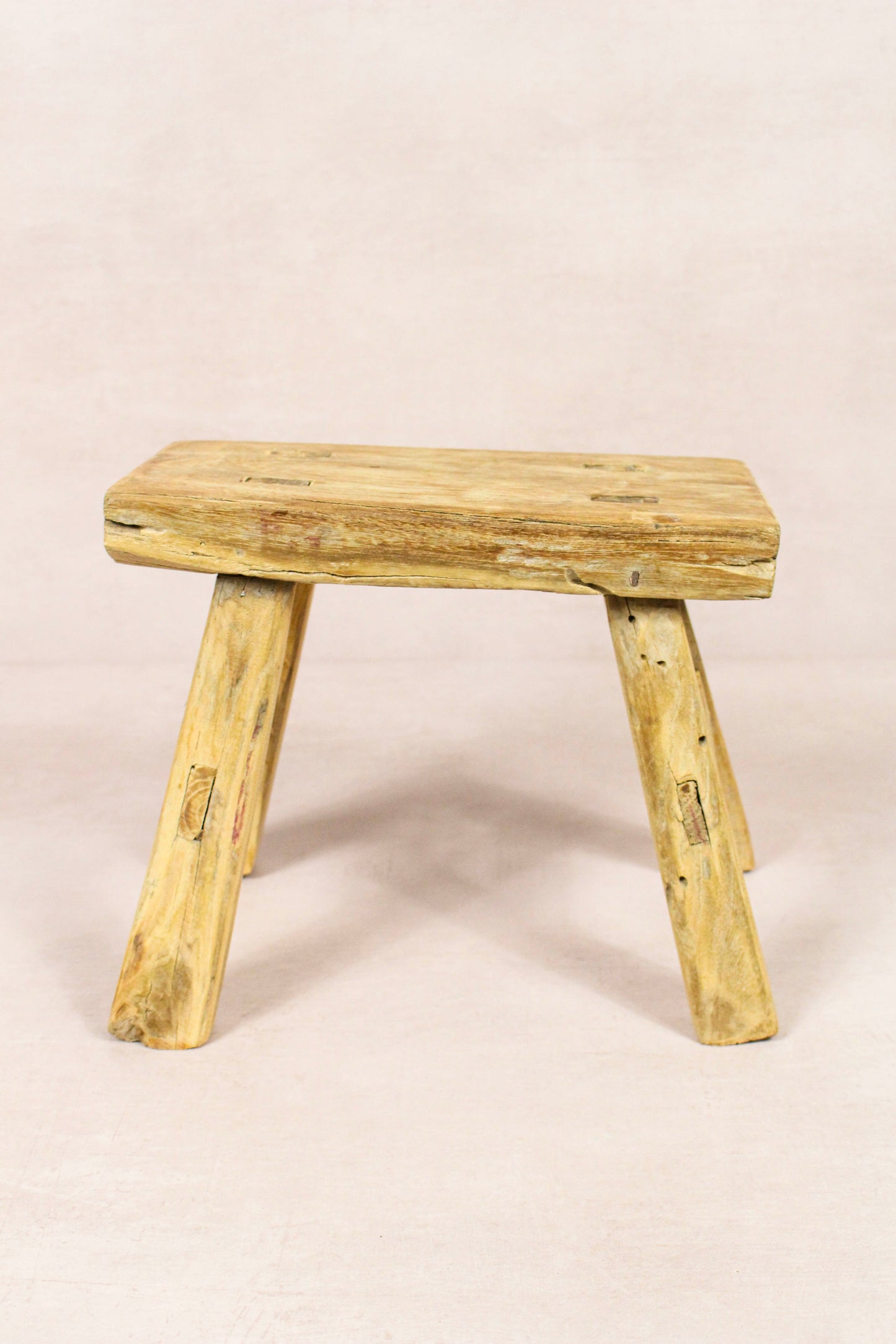 Vintage Rustic Stool - Elm wood - Small - 161