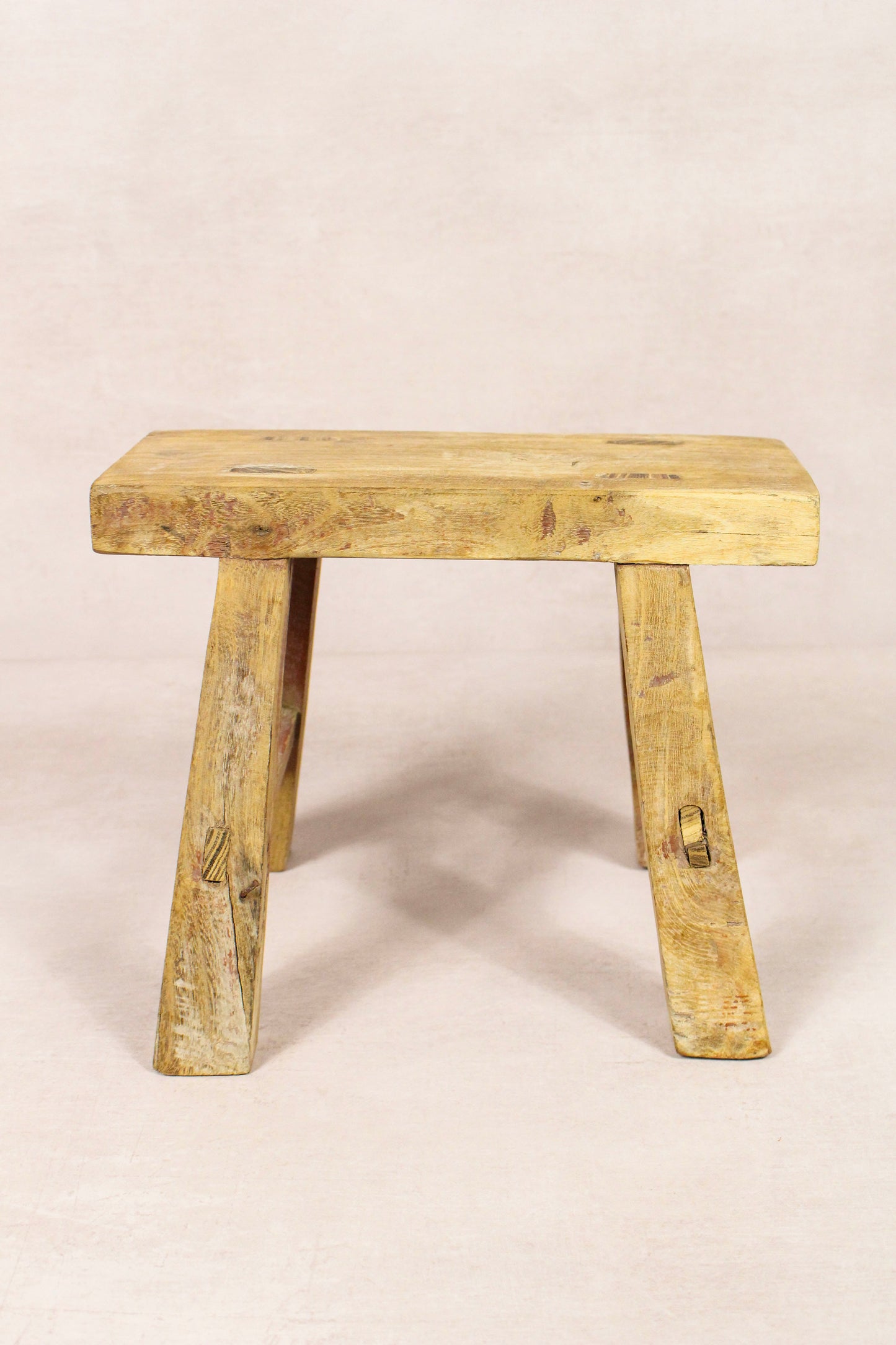 Vintage Rustic Stool - Elm wood - Small - 162