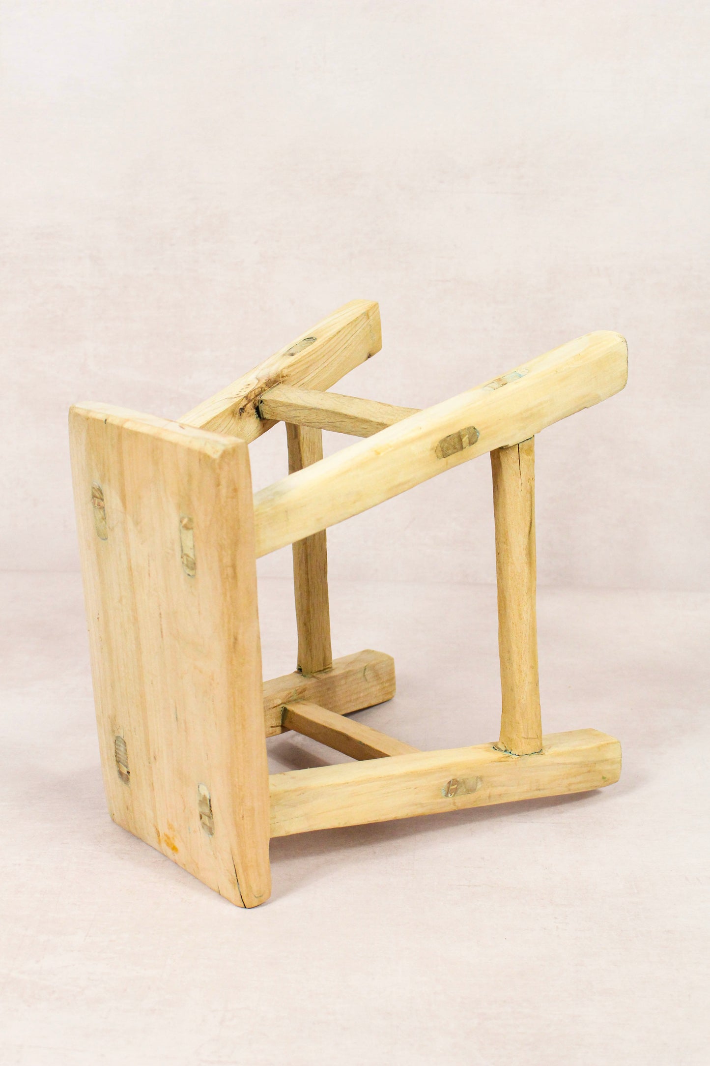 Vintage Rustic Stool - Elm wood - Small - 163