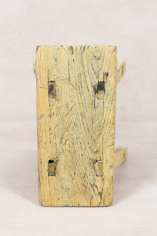 Vintage Rustic Stool - Elm wood - Small - 164
