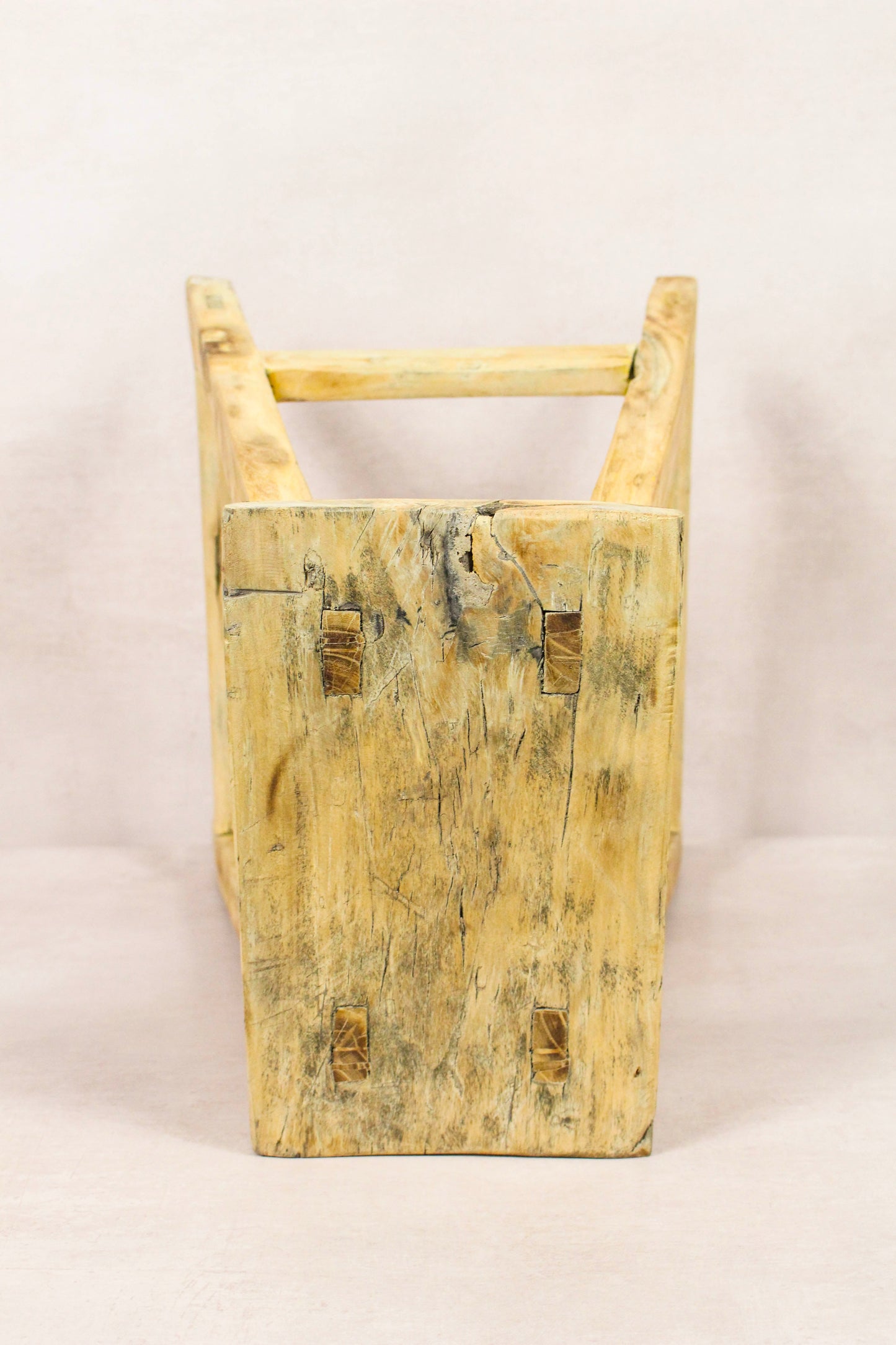 Vintage Rustic Stool - Elm wood - 178