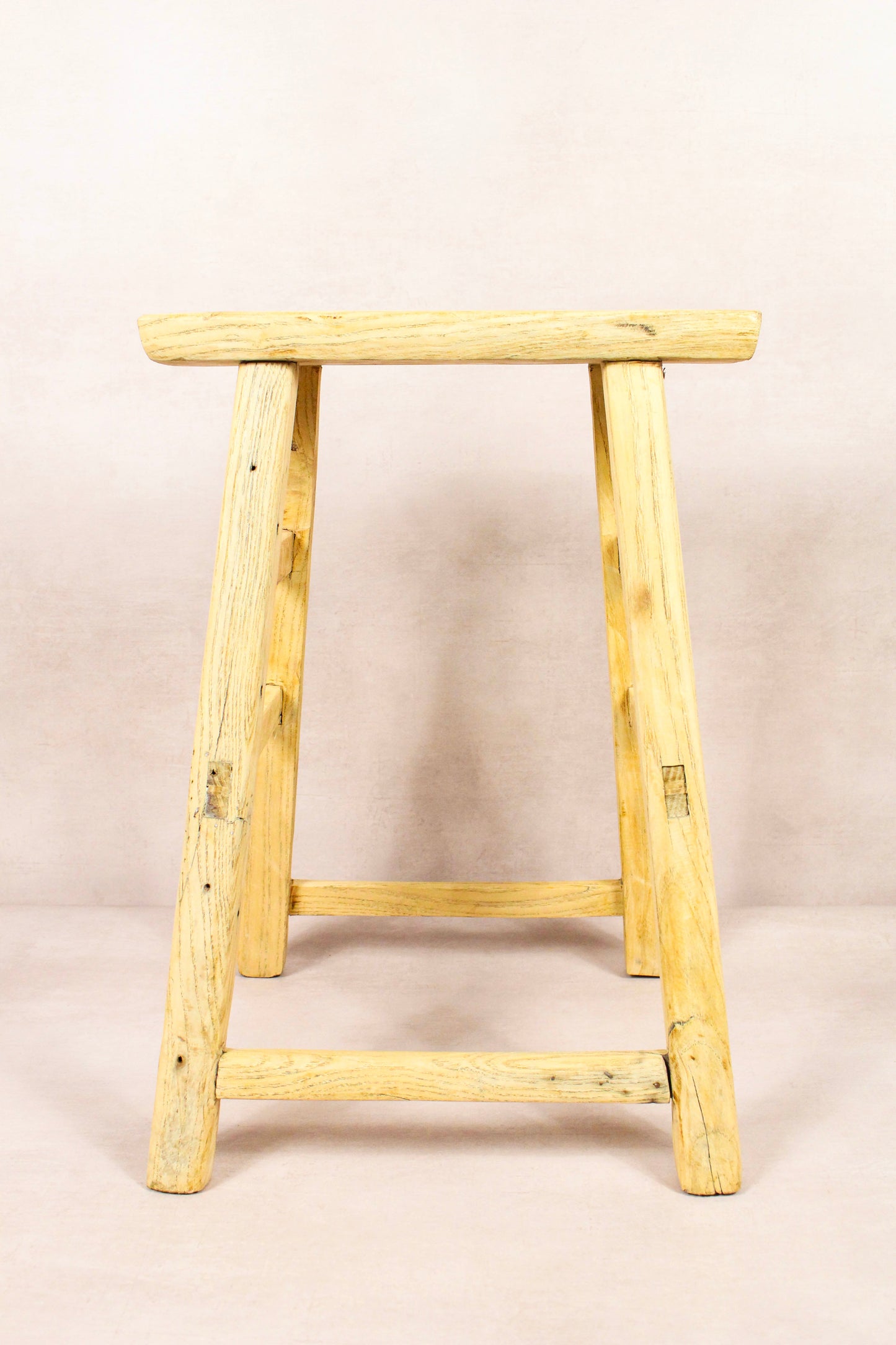 Vintage Rustic Stool - Elm wood - 182
