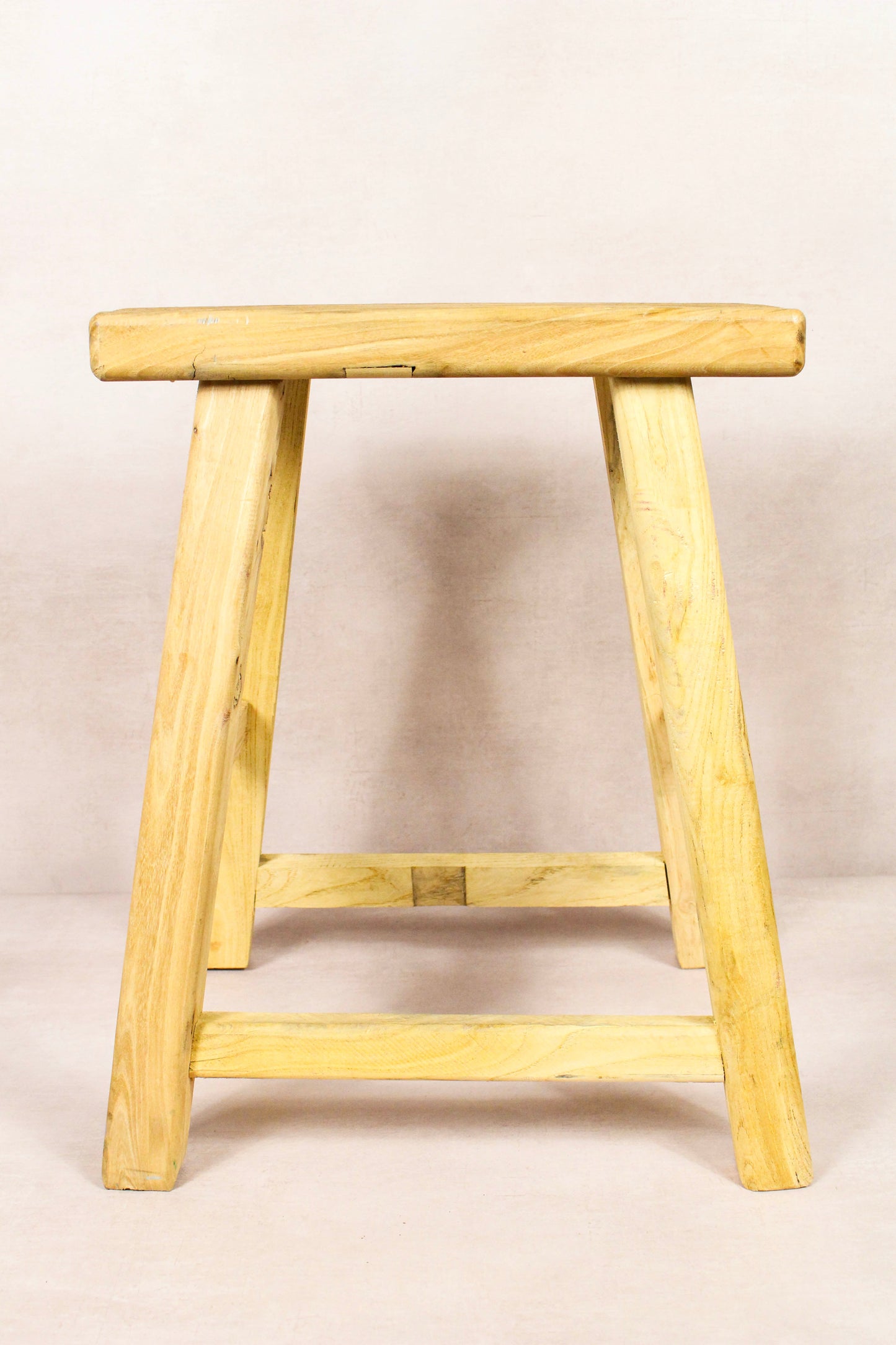 Vintage Rustic Stool - Elm wood - 185