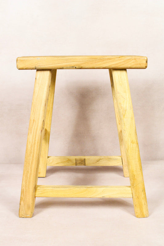 Vintage Rustic Stool - Elm wood - 185